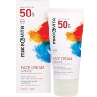 Macrovita Suncare Water Resistant Spf50 Face Cream 50ml - Αντηλιακή Κρέμα Προσώπου Υψηλής Προστασίας με Ανάλαφρη & Βελούδινη Αίσθηση Χωρίς Ίχνος Λιπαρότητας