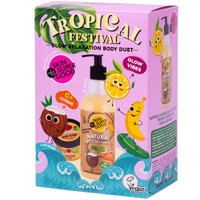 Natura Siberica Promo Tropical Festival C+ Citrus Natural Toning Body Scrub 100ml & Natural Organic Coconut & Vanilla Banana Shower Gel 250ml - Ενυδατικό & Απολεπιστικό Σώματος με Άρωμα Εσπεριδοειδών για Ανανέωση & Λάμψη & Ενυδατικό Αφρόλουτρο με Άρωμα Μπανάνα & Καρύδα για Αίσθηση Φρεσκάδας