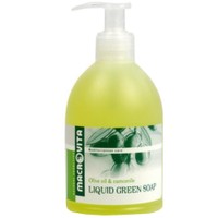 Macrovita Olive Oil & Camomile Liquid Green Soap 300ml - Υγρό Πράσινο Σαπούνι με Λάδι Ελιάς & Χαμομήλι