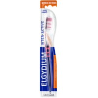 Elgydium Interactive Hard Toothbrush 1 Τεμάχιο - Ροζ - Σκληρή Οδοντόβουρτσα με Δύο Διαφορετικά Μήκη Ινών για Βέλτιστο Καθαρισμό