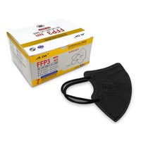 Jada Non Medical 7ply Mask FFP3 NR Black 20 Τεμάχια - Μάσκα Προστασίας 7 Επιπέδων με Μεταλλικό Έλασμα μιας Χρήσης σε Μαύρο Χρώμα