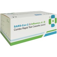Realy Covid-19 Ag & Influenza A/B Combo Rapid Self Tests 25 Tests - Τεστ Ποιοτικής Ανίχνευσης Αντιγόνων Covid-19 Ag & Γρίπης Τύπου Α/Β σε Ρινοφαρυγγικό Επίχρισμα