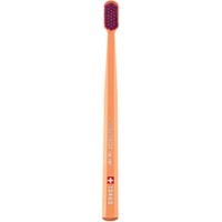 Curaprox CS 12460 Velvet Toothbrush 1 Τεμάχιο - Πορτοκαλί / Φούξια - Οδοντόβουρτσα με Εξαιρετικά Απαλές & Πυκνές Ίνες Curen για Πολύ Ευαίσθητα Δόντια