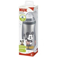 Nuk Disney Mickey Sports Cup Push-Pull BPA Free 24m+, 450ml - Γκρι - Πλαστικό Παγουράκι Πολυπροπυλενίου με Καπάκι Push-Pull από Σιλικόνη για Εύκολο Άνοιγμα & Κλείσιμο