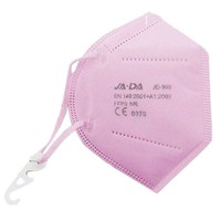 Jada Non Medical 7ply Mask FFP3 NR  Ροζ Χρώμα 1 Τεμάχιο - Μάσκα Προστασίας 7 Επιπέδων με Μεταλλικό Έλασμα μιας Χρήσης σε Ροζ Χρώμα