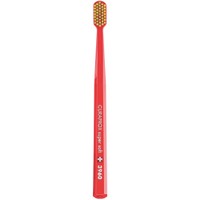 Curaprox CS 3960 Super Soft Toothbrush 1 Τεμάχιο - Κόκκινο/ Κίτρινο - Πολύ Μαλακή Οδοντόβουρτσα με Εξαιρετικά Απαλές & Ανθεκτικές Ίνες Curen για Αποτελεσματικό Καθαρισμό