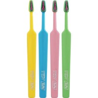 Tepe Colour Compact Extra Soft Toothbrush 4 Τεμάχια - Multicolor 1 - Οδοντόβουρτσα με Πολύ Μαλακές Ίνες & Μικρό Μέγεθος Κεφαλής