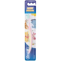 Oral-B Baby Winnie the Pooh Toothbrush 0-2 Years Extra Soft 1 Τεμάχιο - Ροζ - Πολύ Μαλακή Οδοντόβουρτσα Ειδικά Σχεδιασμένη για τα Πρώτα Δοντάκια