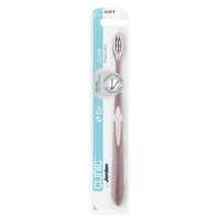 Jordan Clinic Gum Protector Toothbrush Ultra Soft 1 Τεμάχιο, Κωδ 310059 - Καφέ - Πολύ Μαλακή Οδοντόβουρτσα για Βαθύ Καθαρισμό με Εξαιρετικά Λεπτές Ίνες