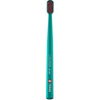 Curaprox CS 12460 Velvet Toothbrush 1 Τεμάχιο - Πετρόλ / Μπορντό - Οδοντόβουρτσα με Εξαιρετικά Απαλές & Πυκνές Ίνες Curen για Πολύ Ευαίσθητα Δόντια