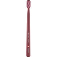 Curaprox CS 12460 Velvet Toothbrush 1 Τεμάχιο - Μπορντό / Ροζ - Οδοντόβουρτσα με Εξαιρετικά Απαλές & Πυκνές Ίνες Curen για Πολύ Ευαίσθητα Δόντια