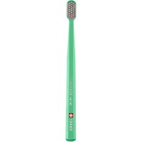 Curaprox CS 12460 Velvet Toothbrush 1 Τεμάχιο - Πράσινο / Ροζ - Οδοντόβουρτσα με Εξαιρετικά Απαλές & Πυκνές Ίνες Curen για Πολύ Ευαίσθητα Δόντια