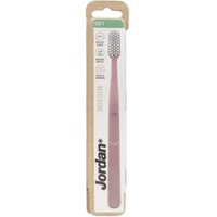 Jordan Green Clean Soft Toothbrush 1 Τεμάχιο - Ροζ - Bio Eco Χειροκίνητη Οδοντόβουρτσα Μαλακή, με Βιολογικής Προέλευσης Ίνες
