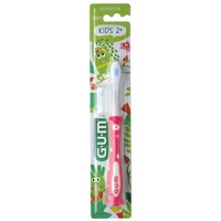 Gum Sunstar Kids 2 Years+ Soft Toothbrush 1 Τεμάχιο Κωδ 901 - Ροζ - Παιδική Οδοντόβουρτσα με Βεντούζα Στερέωσης από 2 Ετών