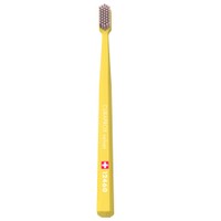 Curaprox CS 12460 Velvet Toothbrush 1 Τεμάχιο - Κίτρινο / Ροζ - Οδοντόβουρτσα με Εξαιρετικά Απαλές & Πυκνές Ίνες Curen για Πολύ Ευαίσθητα Δόντια