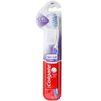 Colgate Slim Soft White 0.01mm 1 Τεμάχιο - Μωβ - Μαλακή Οδοντόβουρτσα με Πολύ Λεπτές Ίνες για Βαθύ Καθαρισμό