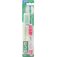 Gum Technique+ Medium Toothbrush 1 Τεμάχιο, Κωδ 492 - Φούξια - Χειροκίνητη Οδοντόβουρτσα με Μέτριες Ίνες
