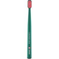 Curaprox CS 12460 Velvet Toothbrush 1 Τεμάχιο - Πετρόλ / Ροζ - Οδοντόβουρτσα με Εξαιρετικά Απαλές & Πυκνές Ίνες Curen για Πολύ Ευαίσθητα Δόντια