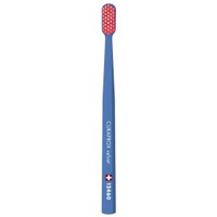 Curaprox CS 12460 Velvet Toothbrush 1 Τεμάχιο - Σκούρο Μπλε / Ροζ - Οδοντόβουρτσα με Εξαιρετικά Απαλές & Πυκνές Ίνες Curen για Πολύ Ευαίσθητα Δόντια