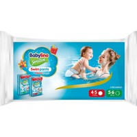 Δώρο Babylino Sensitive Swim Pants Νο5-6 (14+kg) Βρεφικές Πάνες-Μαγιό 2 Τεμάχια