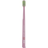 Curaprox CS 3960 Super Soft Toothbrush 1 Τεμάχιο - Σκούρο Ροζ / Κίτρινο - Πολύ Μαλακή Οδοντόβουρτσα με Εξαιρετικά Απαλές & Ανθεκτικές Τρίχες Curen για Αποτελεσματικό Καθαρισμό