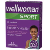 Δώρο Vitabiotics Wellwoman Sport & Fitness Συμπλήρωμα Διατροφής Ειδικά Σχεδιασμένο για Γυναίκες που Αθλούνται 30tabs
