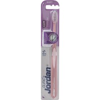 Jordan Clinic Gum Protector Toothbrush Soft 1 Τεμάχιο Κωδ 310058 - Ροζ - Μαλακή Οδοντόβουρτσα για Βαθύ Καθαρισμό με Εξαιρετικά Λεπτές Ίνες