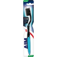 Aim Gentle Care Toothbrush Soft 1 Τεμάχιο - Γαλάζιο / Μαύρο  - Μαλακή Οδοντόβουρτσα με Θύσανους με Λεπτές Άκρες για Βαθύ Καθαρισμό & Λεύκανση Απαλή με τα Ούλα