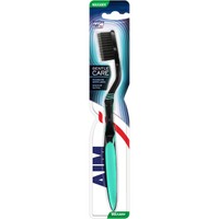 Aim Gentle Care Toothbrush Soft 1 Τεμάχιο - Τιρκουάζ / Μαύρο - Μαλακή Οδοντόβουρτσα με Θύσανους με Λεπτές Άκρες για Βαθύ Καθαρισμό & Λεύκανση Απαλή με τα Ούλα