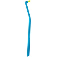 Curaprox 1009 Single 1 Τεμάχιο - Γαλάζιο / Κίτρινο - Μονοθύσανη Οδοντόβουρτσα Κατάλληλη για Ορθοδοντικούς Μηχανισμούς & Εμφυτεύματα για Βαθύ Καθαρισμό