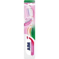Aim Sensisoft Sensitive Toothbrush 1 Τεμάχιο - Πορτοκαλί / Μωβ - Χειροκίνητη Μαλακή Οδοντόβουρτσα με 17 Φορές πιο Λεπτές Άκρες για τη Φροντίδα των Ούλων