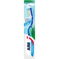 Aim Sensisoft Clean Soft Toothbrush 1 Τεμάχιο - Μπλε / Τιρκουάζ - Μαλακή Οδοντόβουρτσα Κατά της Πλάκας για Βαθύ Καθαρισμό, Απαλή με τα Ούλα