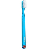 Gum Classic 409 Soft Toothbrush Γαλάζιο 1 Τεμάχιο - Μαλακή Οδοντόβουρτσα Εύκολη στη Χρήση για Αποτελεσματικό Καθαρισμό & Αφαίρεση της Πλάκας με Ελαστικό Άκρο για Καθαρισμό των Ούλων