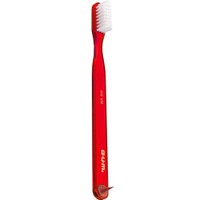 Gum Classic 409 Soft Toothbrush 1 Τεμάχιο - Κόκκινο - Μαλακή Οδοντόβουρτσα Εύκολη στη Χρήση για Αποτελεσματικό Καθαρισμό & Αφαίρεση της Πλάκας με Ελαστικό Άκρο για Καθαρισμό των Ούλων