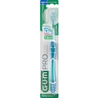 Gum Pro Medium Toothbrush 1 Τεμάχιο, Κωδ 528 - Γαλάζιο - Μεσαίας Σκληρότητας Χειροκίνητη Οδοντόβουρτσα για Βαθύ Καθαρισμό & Αφαίρεση της Πλάκας