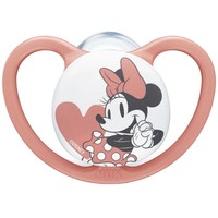 Nuk Space Disney Baby Silicone Soother 0-6m 1 Τεμάχιο, Κωδ. 10.571.582 - Dusky Pink - Πιπίλα Σιλικόνης με Φαρδιές Οπές Εξαερισμού
