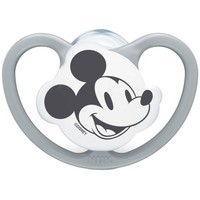 Nuk Space Disney Baby Silicone Soother 0-6m 1 Τεμάχιο, Κωδ. 10.571.582 - Grey - Πιπίλα Σιλικόνης με Φαρδιές Οπές Εξαερισμού