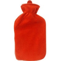 Alfacare Andromeda Hot Water Bottle Fleece Κόκκινο 2Lt, 1 Τεμάχιο - Πλαστική Θερμοφόρα Νερού με Fleece Κάλυμμα