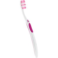 Elgydium Basic Medium Toothbrush 1 Τεμάχιο - Φούξια - Χειροκίνητη Μέτριας Σκληρότητας Οδοντόβουρτσα με Εργονομική Λαβή