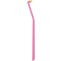 Curaprox 1009 Single 1 Τεμάχιο - Ροζ / Κίτρινο - Μονοθύσανη Οδοντόβουρτσα Κατάλληλη για Ορθοδοντικούς Μηχανισμούς & Εμφυτεύματα για Βαθύ Καθαρισμό
