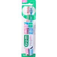 Gum Pro Sensitive Ultra Soft Toothbrush 2 Τεμάχια Κωδ 510, Ροζ - Γαλάζιο - Χειροκίνητη Μαλακή Οδοντόβουρτσα για Βαθύ & Απαλό Καθαρισμό με Εξαιρετικά Λεπτές Ίνες