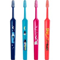 TePe Kids Extra Soft Toothbrush 0-3 Years 4 Τεμάχια - Multicolor 5 - Οδοντόβουρτσα με Μικρή Κωνική Κεφαλή & Πολύ Μαλακές Ίνες Κατάλληλη για τα Πρώτα Δόντια