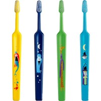 TePe Kids Extra Soft Toothbrush 0-3 Years 4 Τεμάχια - Multicolor 8 - Οδοντόβουρτσα με Μικρή Κωνική Κεφαλή & Πολύ Μαλακές Ίνες Κατάλληλη για τα Πρώτα Δόντια