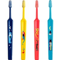 TePe Kids Extra Soft Toothbrush 0-3 Years 4 Τεμάχια - Multicolor 7 - Οδοντόβουρτσα με Μικρή Κωνική Κεφαλή & Πολύ Μαλακές Ίνες Κατάλληλη για τα Πρώτα Δόντια