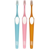 Tepe Supreme Soft Toothbrush 3 Τεμάχια, Γαλάζιο / Ροζ / Πορτοκαλί - Μαλακή Οδοντόβουρτσα που Διαθέτει Εργονομική Λαβή & Ίνες 2 Επιπέδων για Βελτιωμένη Προσπέλαση