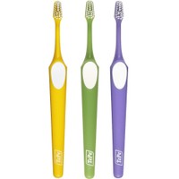 Tepe Supreme Soft Toothbrush 3 Τεμάχια, Κίτρινο / Πράσινο / Μωβ - Μαλακή Οδοντόβουρτσα που Διαθέτει Εργονομική Λαβή & Ίνες 2 Επιπέδων για Βελτιωμένη Προσπέλαση