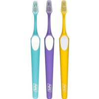 Tepe Supreme Soft Toothbrush 3 Τεμάχια - Γαλάζιο / Μωβ / Κίτρινο - Μαλακή Οδοντόβουρτσα που Διαθέτει Εργονομική Λαβή & Ίνες 2 Επιπέδων για Βελτιωμένη Προσπέλαση