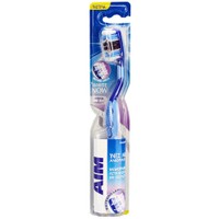 Aim White Now Carbon+Correct Toothbrush 1 Τεμάχιο - Μπλε - Οδοντόβουρτσα με Μέτριες Ίνες Άνθρακα για πιο Λεία & Λευκά Δόντια με Προστατευτικό Κάλυμμα