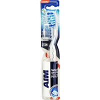 Aim White Now Carbon+Correct Toothbrush 1 Τεμάχιο - Γαλάζιο - Οδοντόβουρτσα με Σκληρές Ίνες Άνθρακα για πιο Λεία & Λευκά Δόντια με Προστατευτικό Κάλυμμα