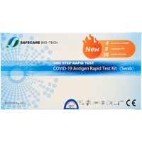 Safecare Bio-Tech Covid-19 Antigen Rapid Self Test Kit (Swab) 25 Τεμάχια - Κασέτα Αυτοελέγχου Ταχείας Ανίχνευσης Αντιγόνου Covid-19 με Ρινοφαρυγγικό Δείγμα